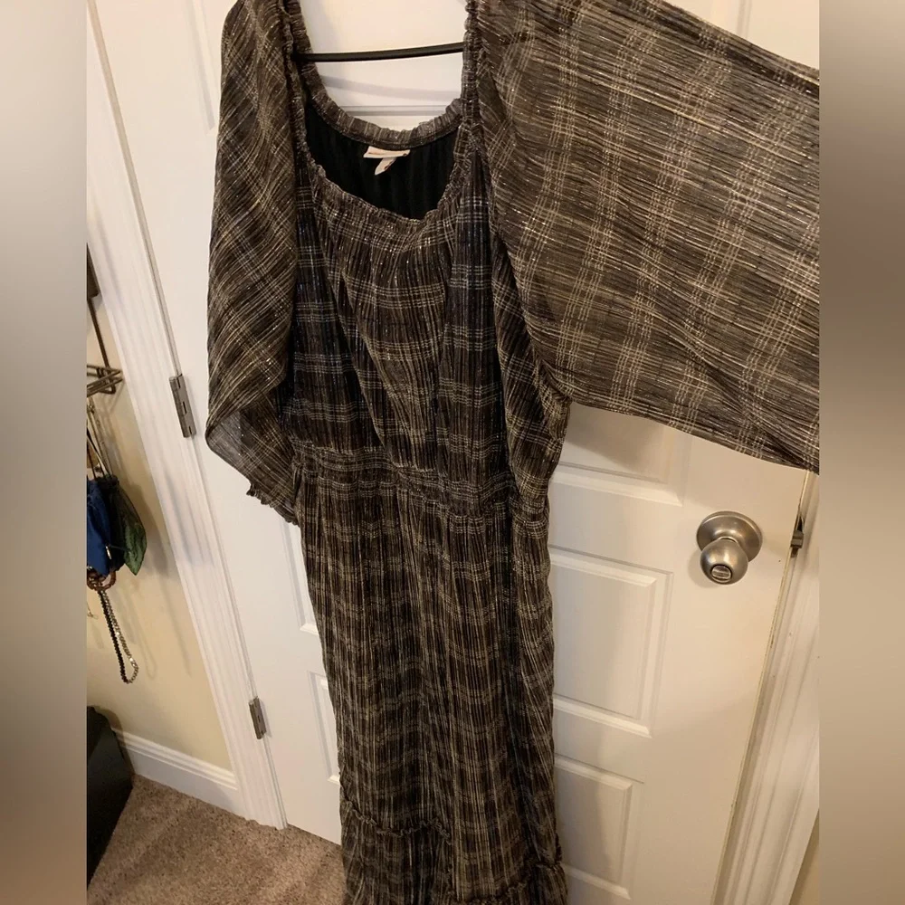 1X shimmery sparkly holiday dress plus size - Picture 12 of 14